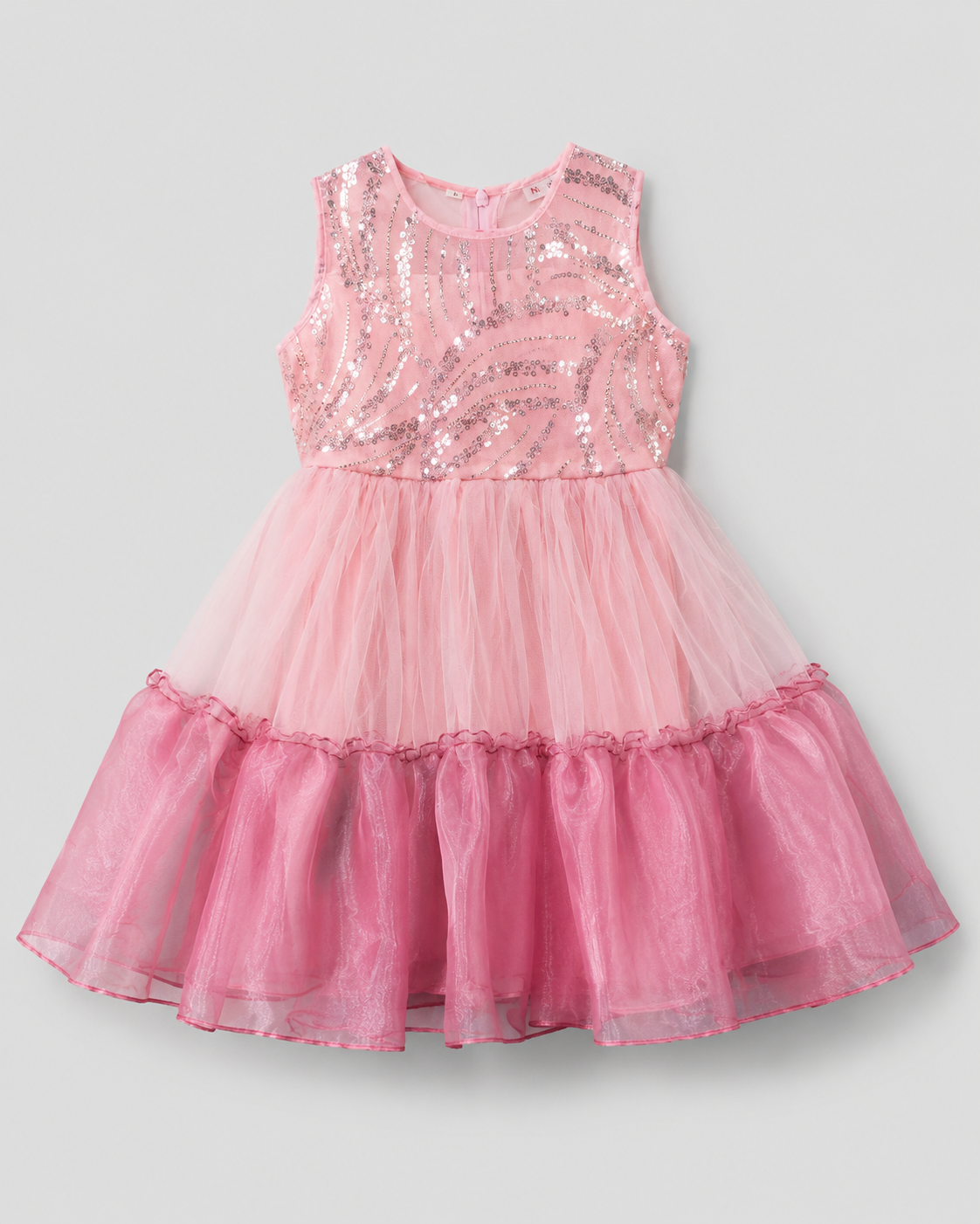 Pink Double Layer Frock
